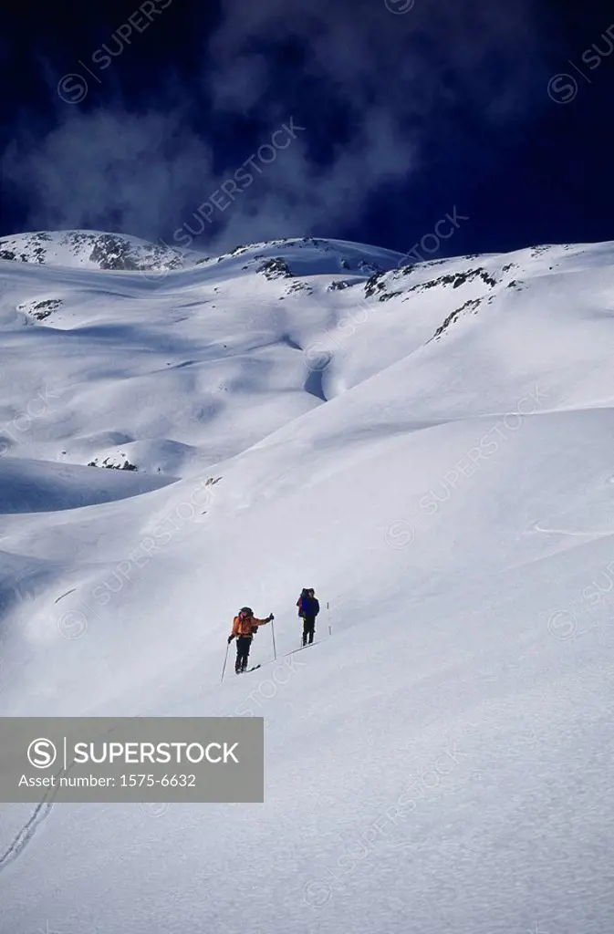 ski touring, Coast Mountains, BC