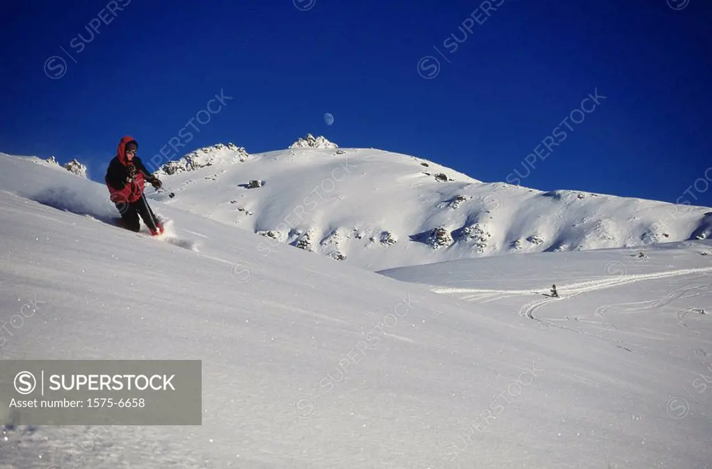 ski touring, Selkirk Mountains, BC