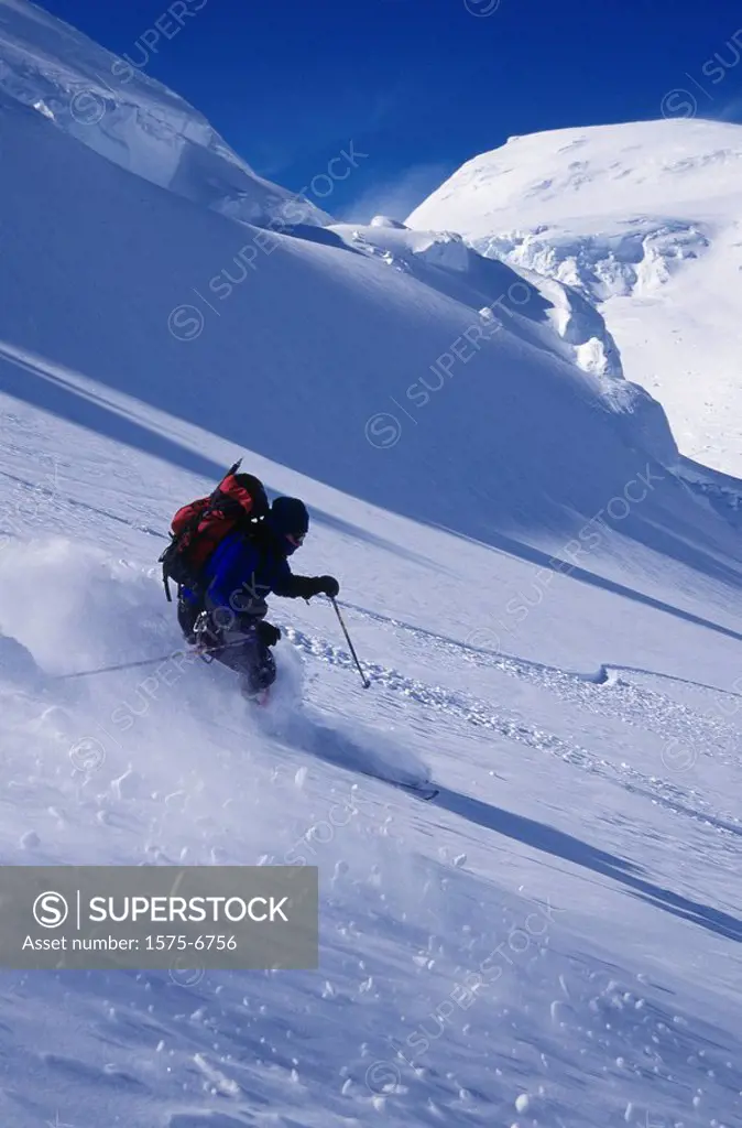 downhill skiing, Sue Oakley, St. Elias Range, Alaska