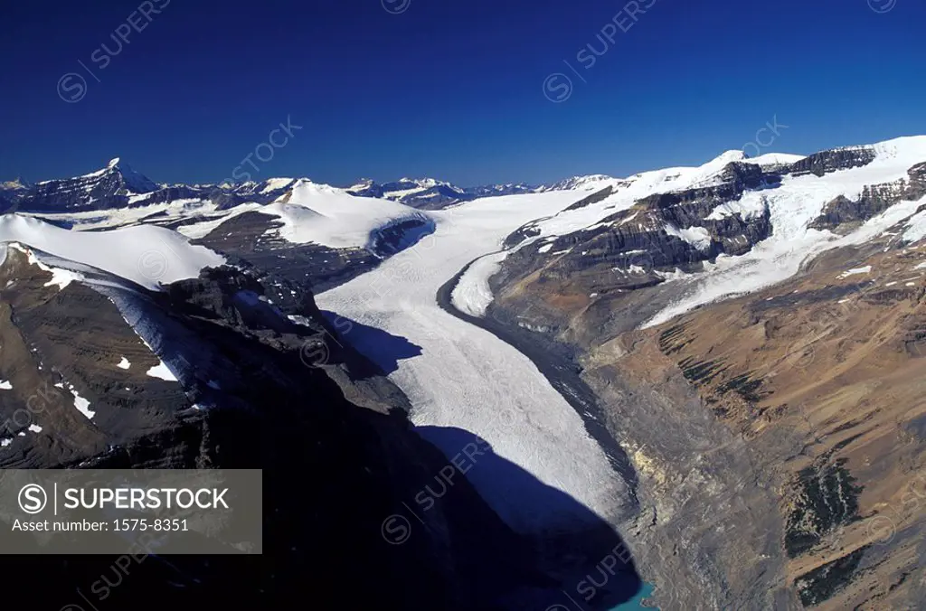 Aerial of Columbia Icefield