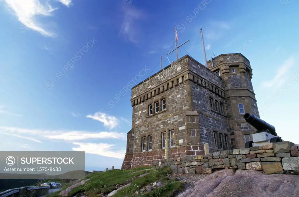 Signal Hill, National Historic Site overlooking the Narrows, St John´s, Newfoundland, Canada