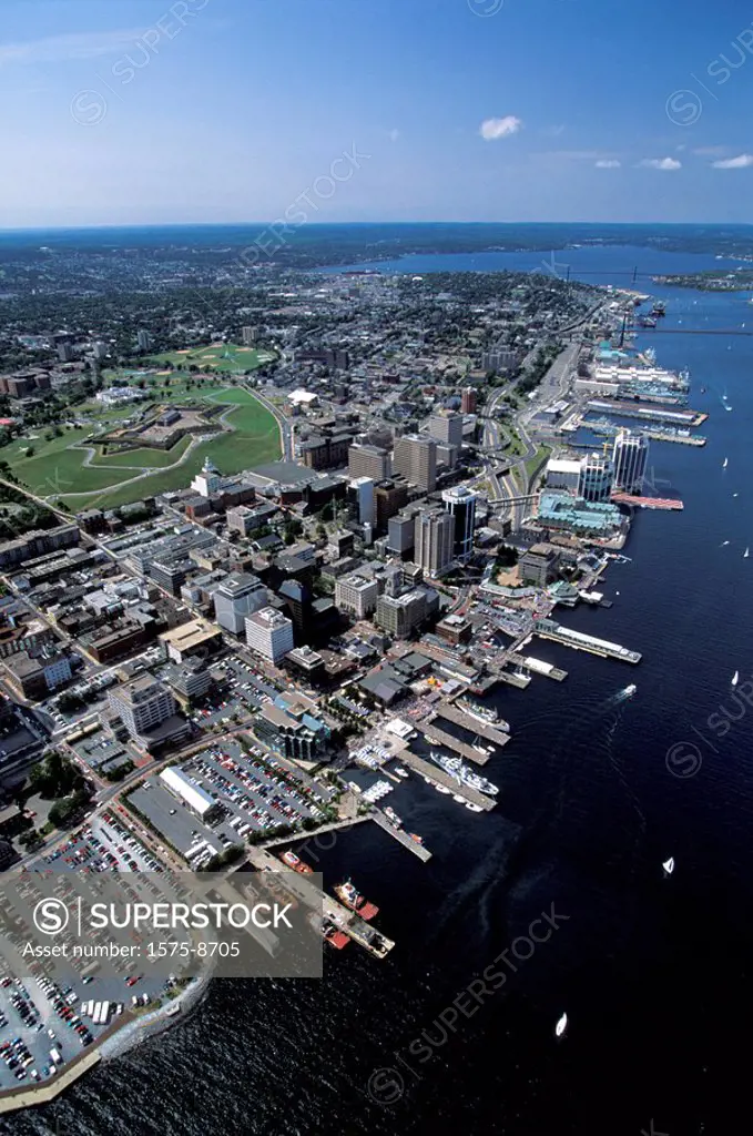 Aerial of Halifax, Nova Scotia, Canada