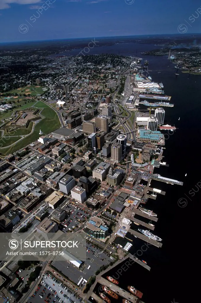 Aerial of Halifax, Nova Scotia, Canada