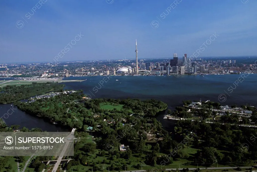 Aerial of Downtown Toronto, Ontario