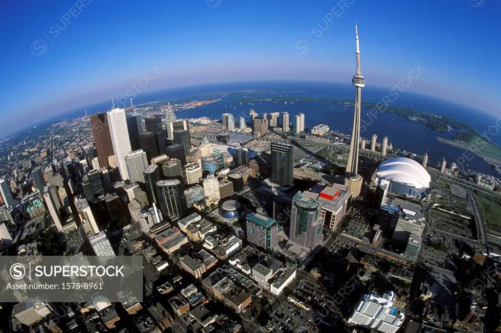 Aerial of Toronto, Ontario, Canada