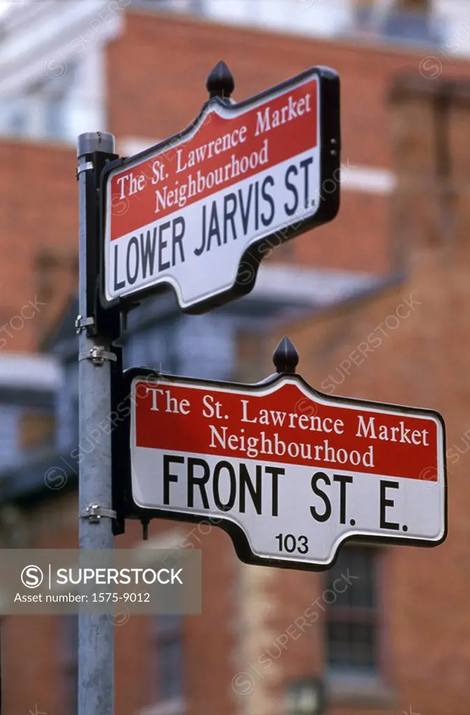 Street signs, Toronto, Ontario