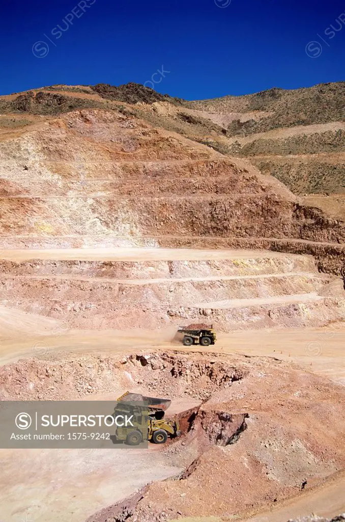 Open pit copper mining
