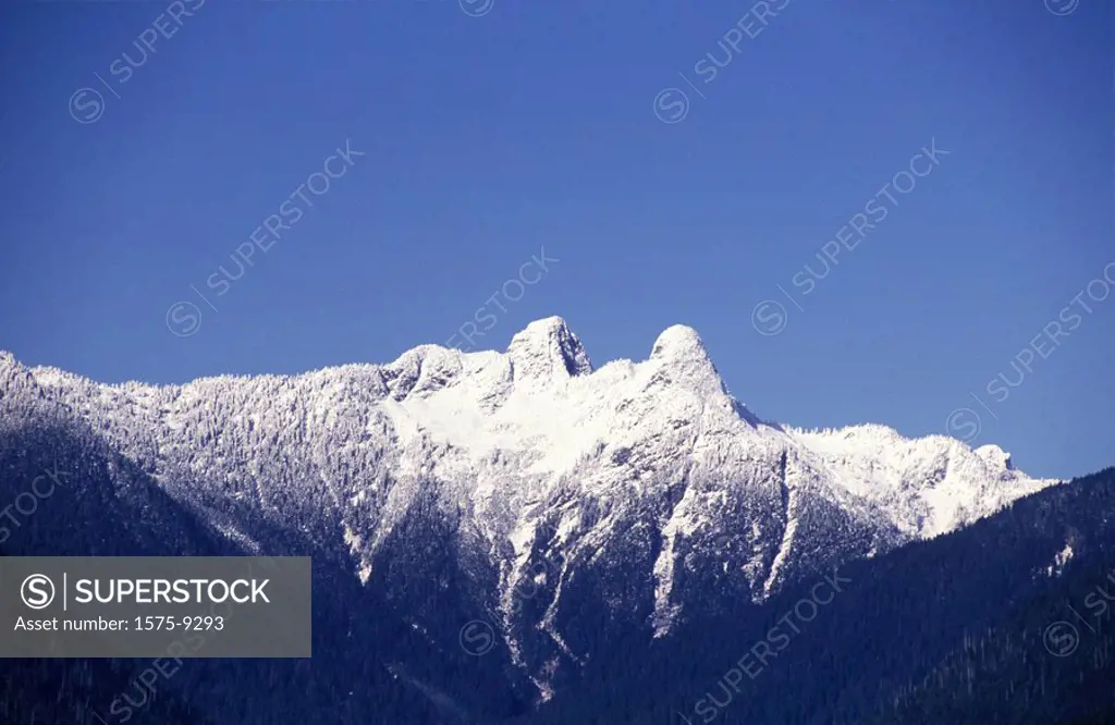 The Lions, North Shore Mountains, North Vancouver, British Columbia, Canada