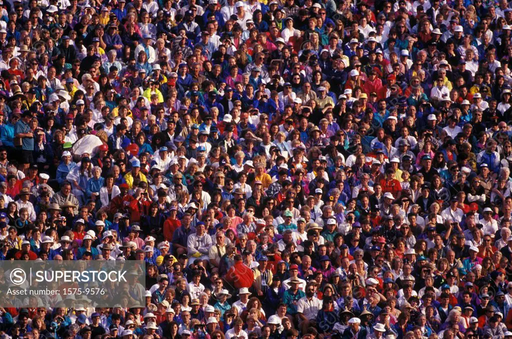 Crowds at Commonwealth Games, 1994 Victoria, British Columbia, Canada