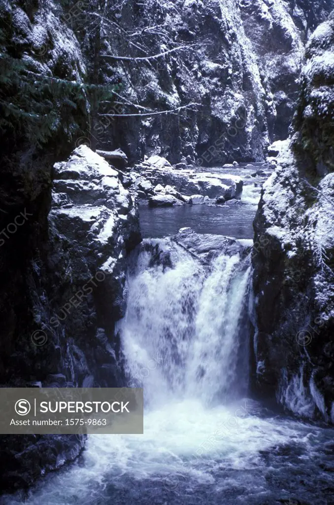 Englishman River Falls Provincial Park, Vancouver Island, British Columbia, Canada