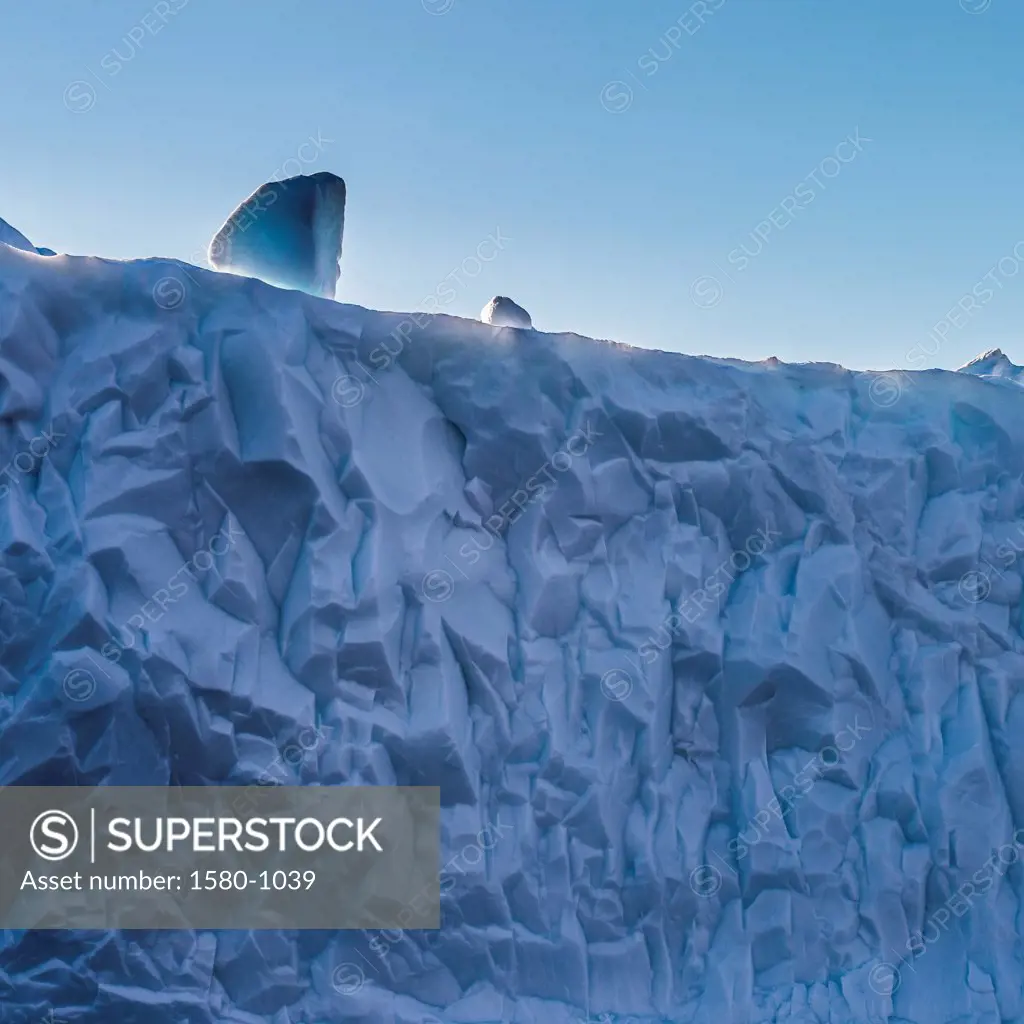 Detail of an iceberg, Scoresbysund, Greenland