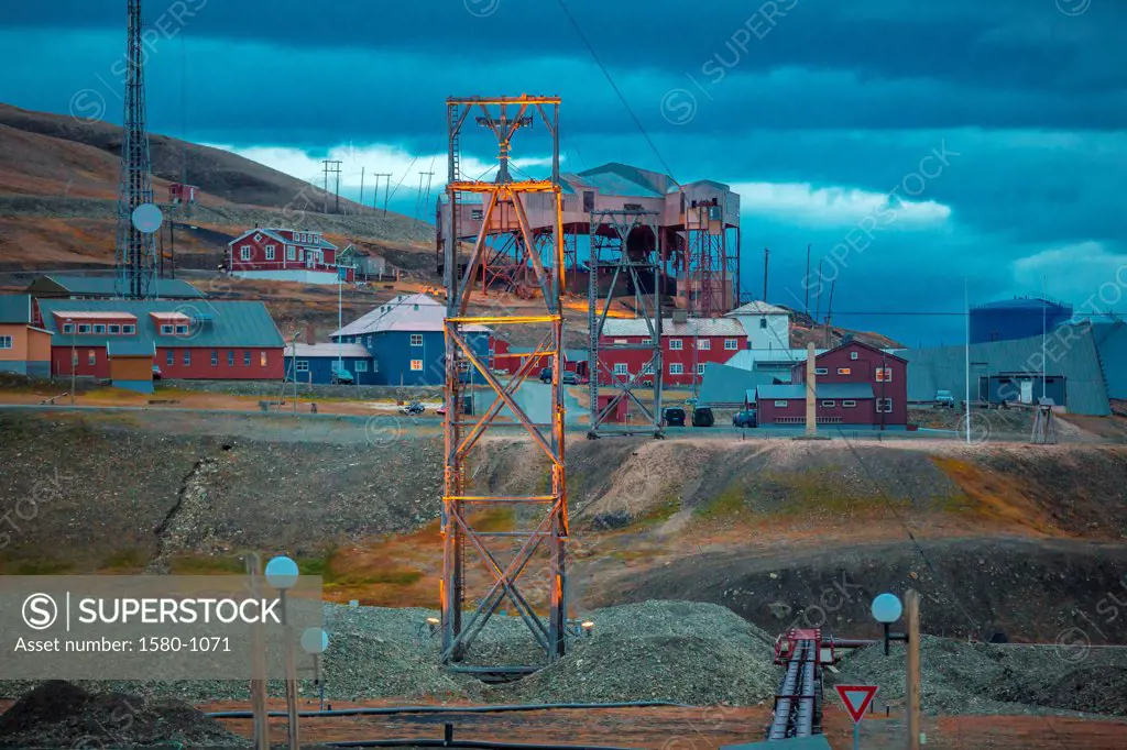 Coal mining, Longyearbyen, Svalbard Islands, Norway