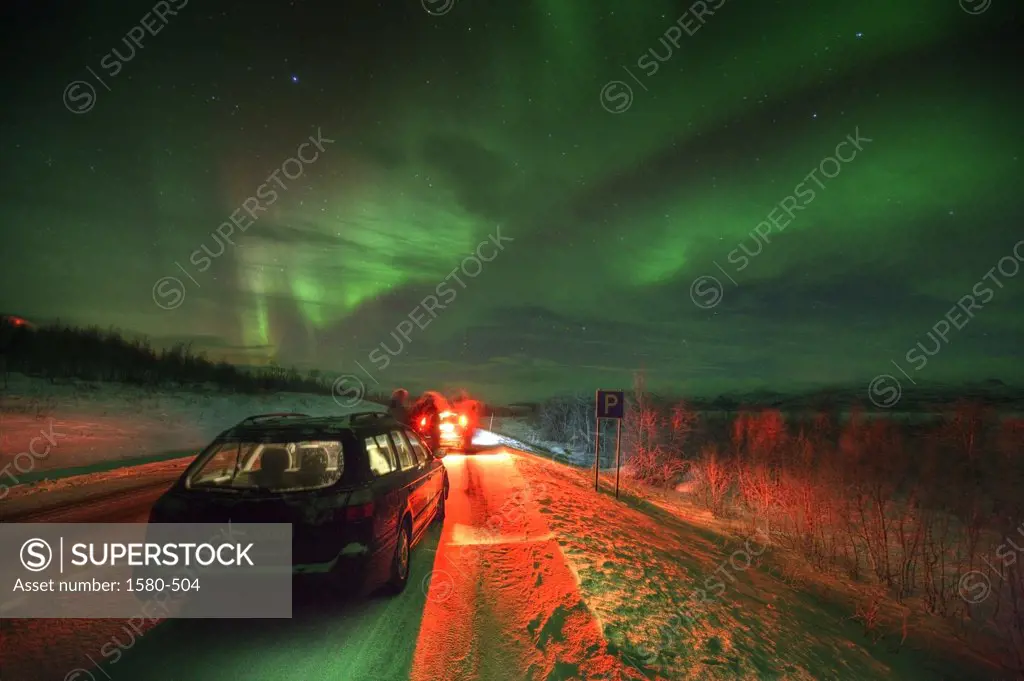Sweden, Lapland, Abisko, Northern Lights