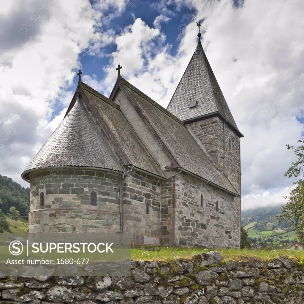 Stone Church in Hove, Vik, Sogn Og Fjordane, Norway
