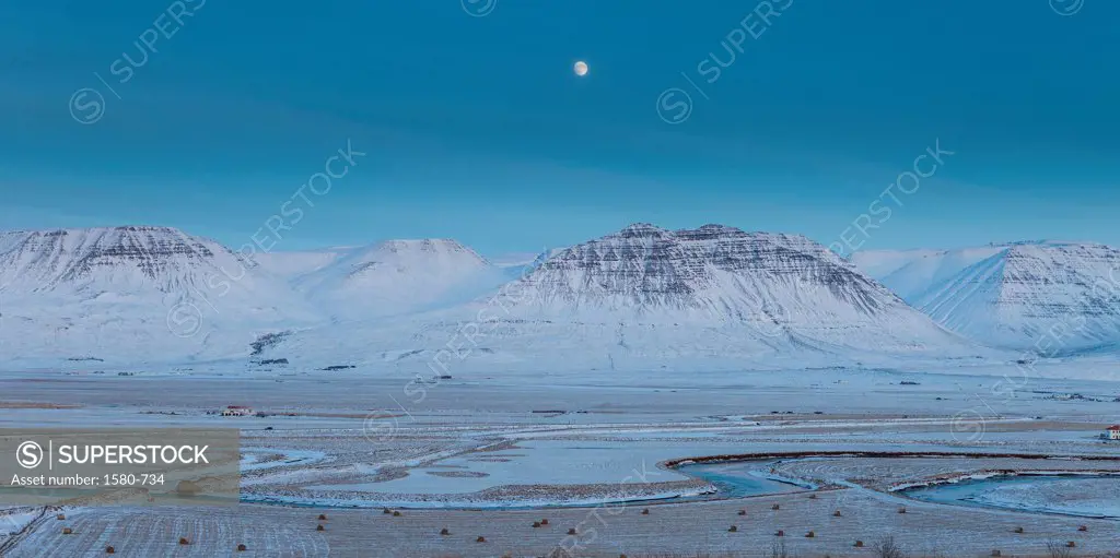 Iceland, Winter landscape