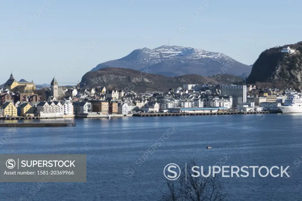 Norway, Møre&Romsdal, Ålesund, city view