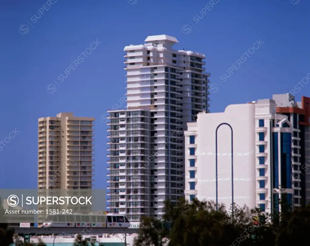 Skyscrapers in a city, Surfers Paradise, Australia