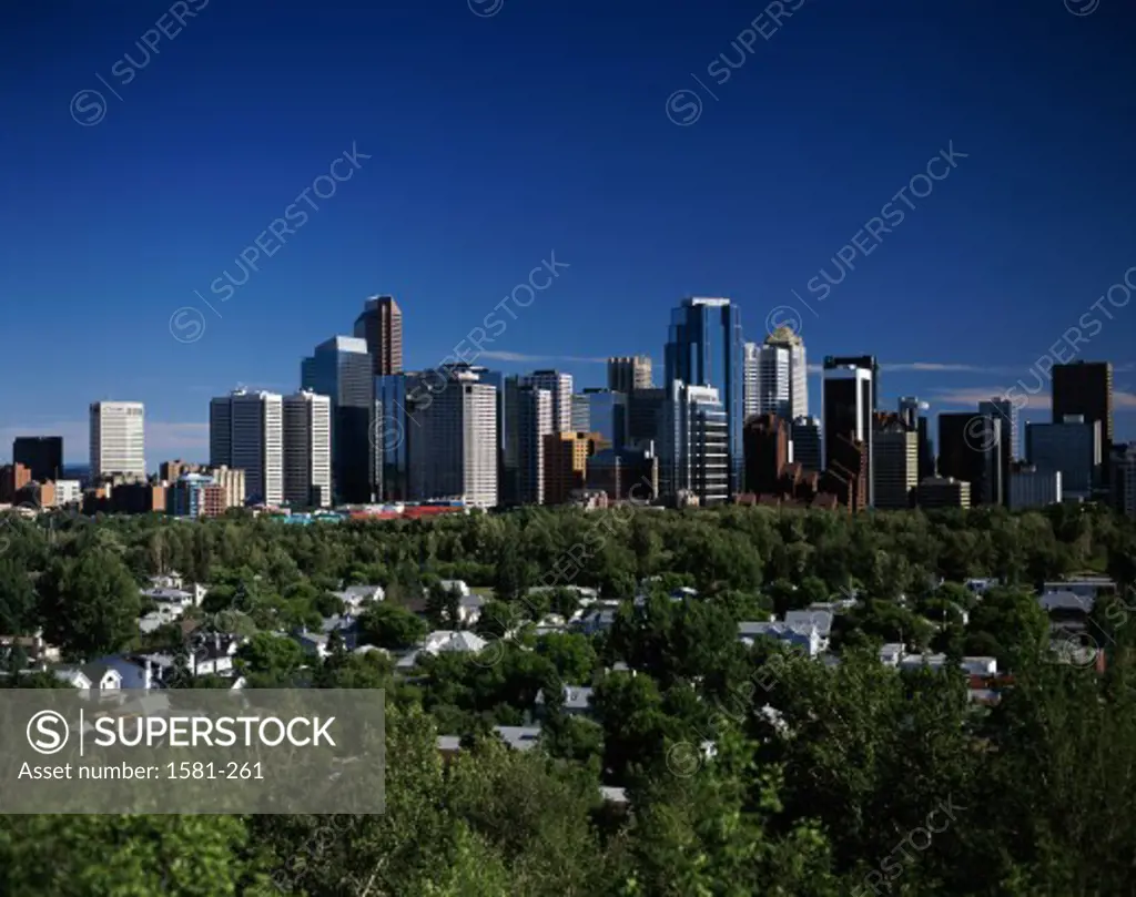 Skyscrapers in the city, Calgary, Alberta, Canada