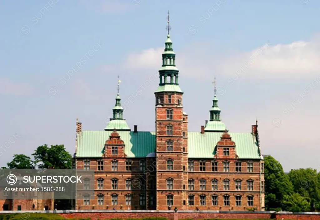 Facade of a castle, Rosenborg Castle, Copenhagen, Denmark