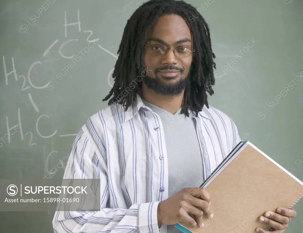 Portrait of a young male teacher