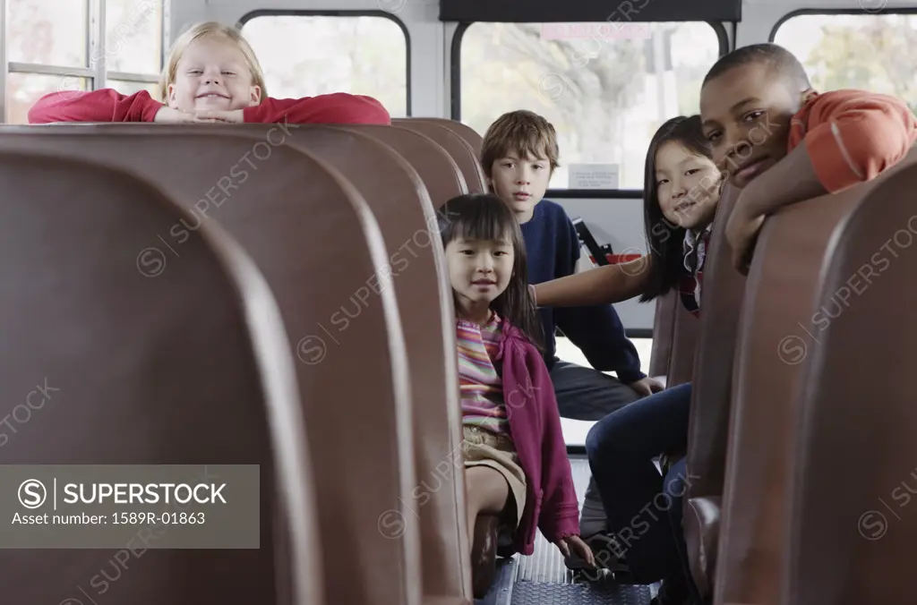 Kids on School Bus