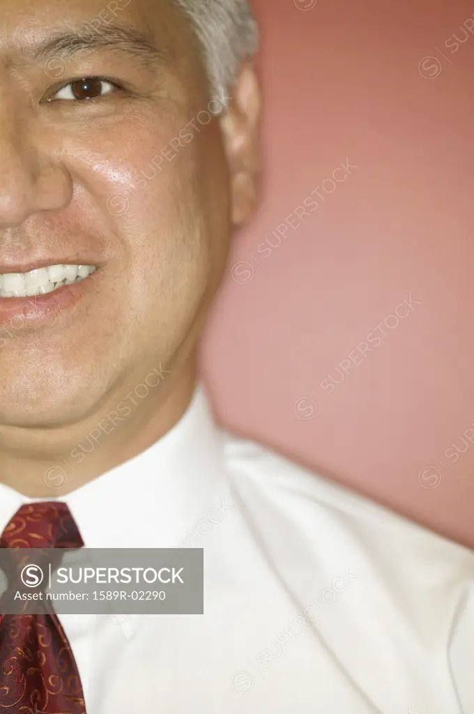 Portrait of mature businessman smiling