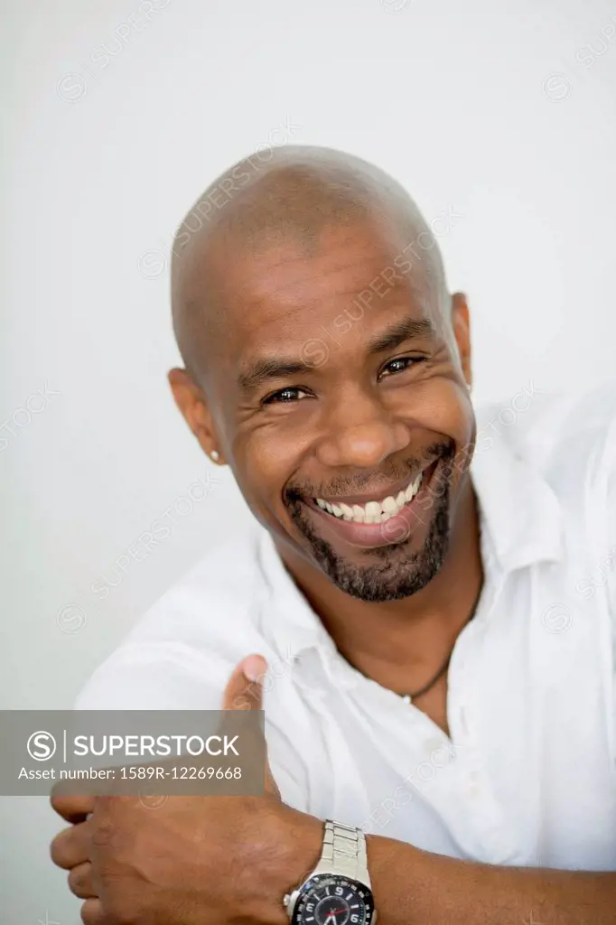 Smiling Black man