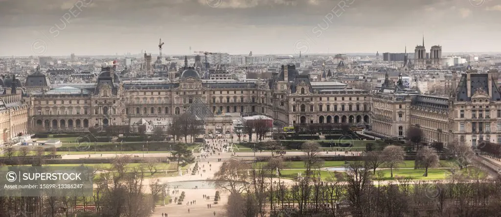 Cityscape of Paris, Ile-de-France, France,