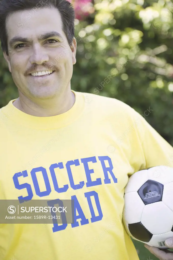 Portrait of a soccer dad
