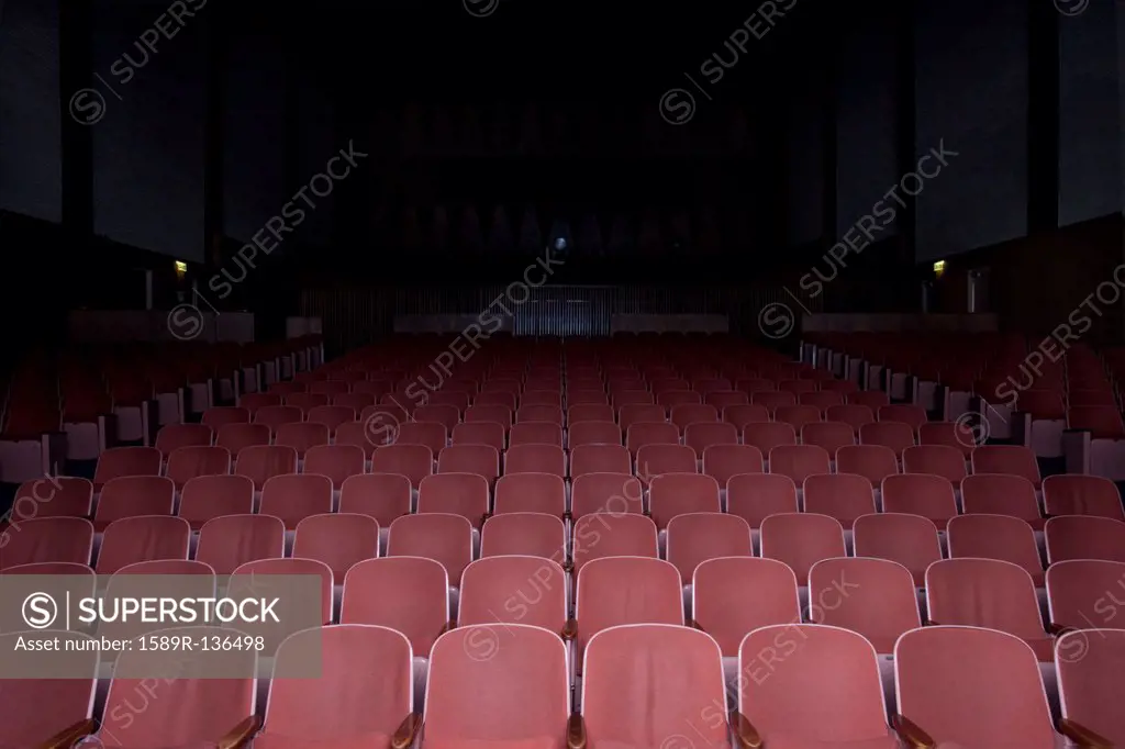 Empty movie theater
