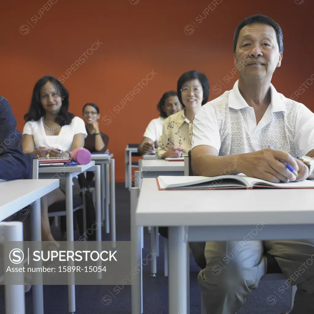 Group of adults in classroom