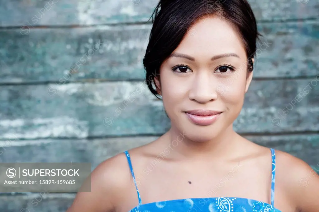 Smiling Vietnamese woman