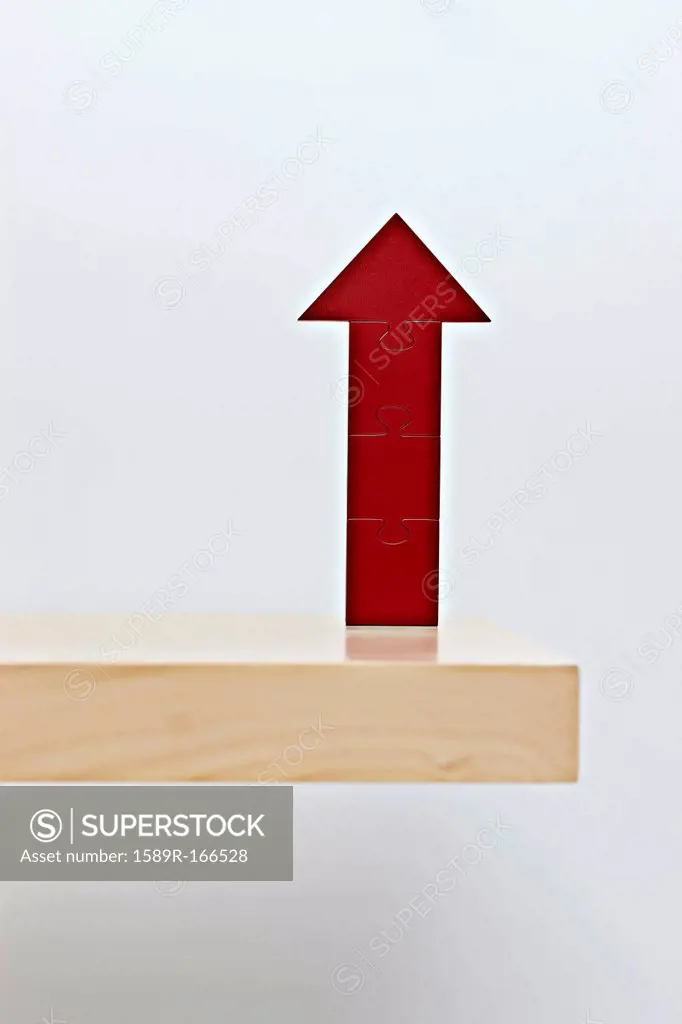 Red arrow pointing up