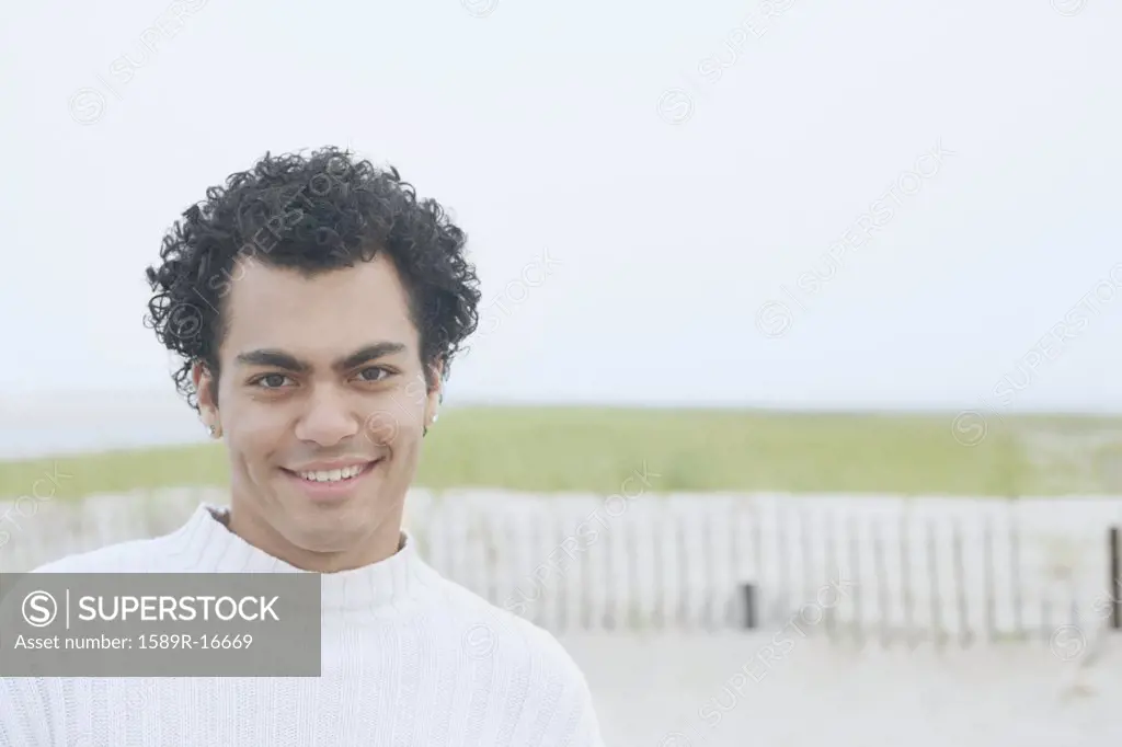 Young man smiling for the camera