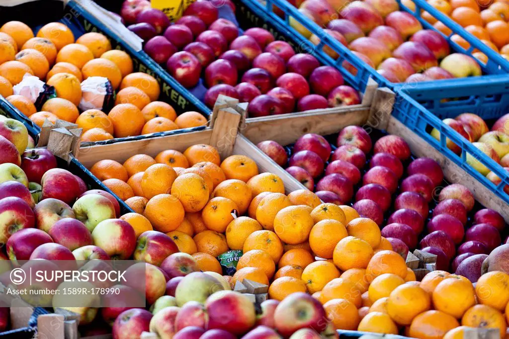 Fruit for sale in outdoor market