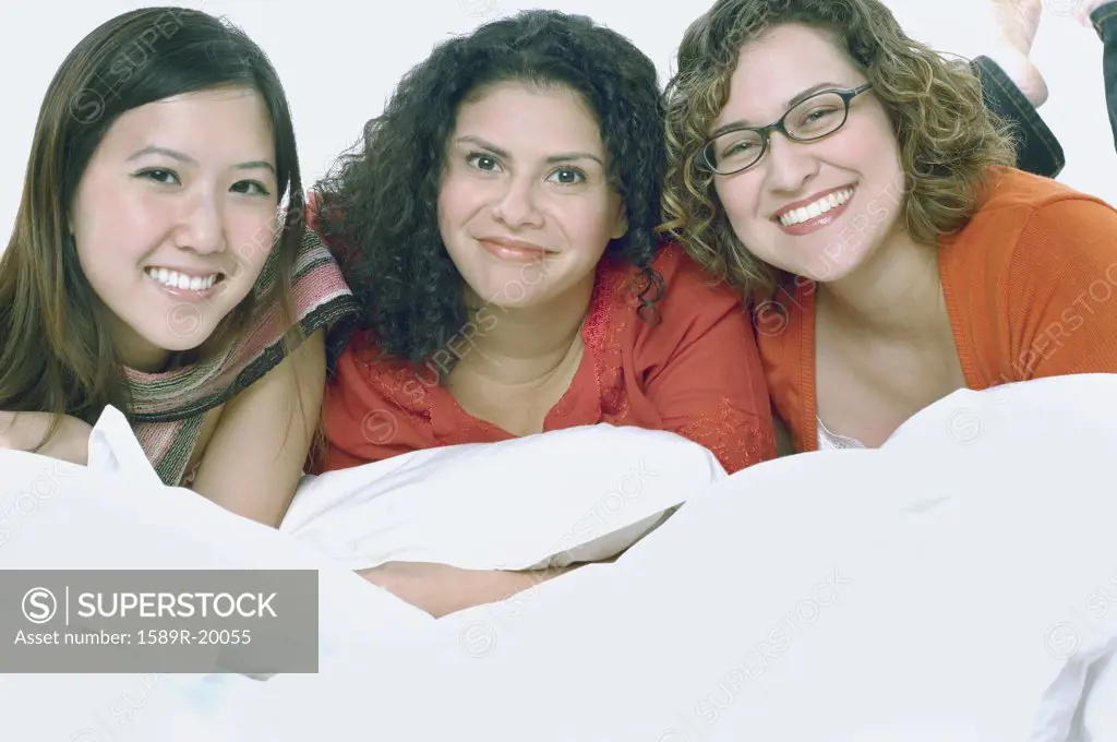 Young women smiling for the camera