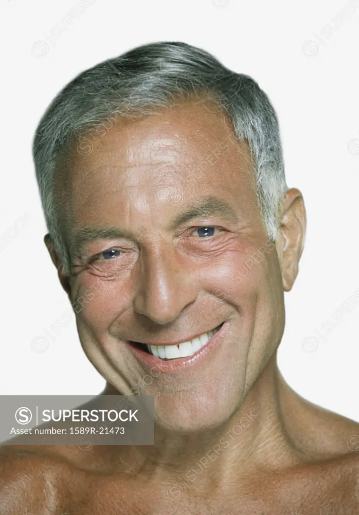Mature man smiling for the camera