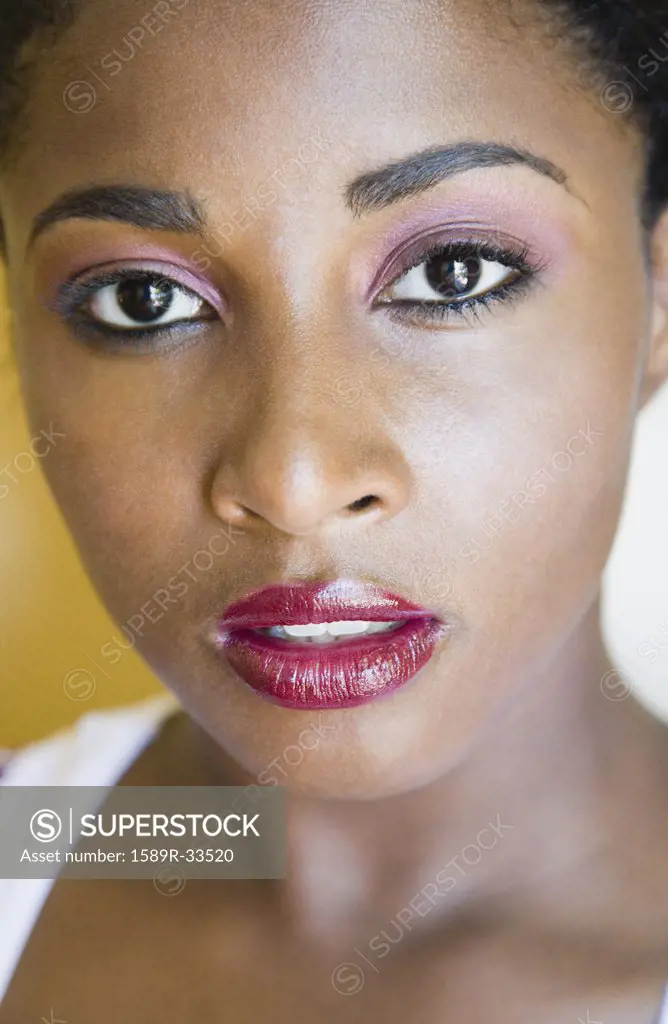 Close up of African woman