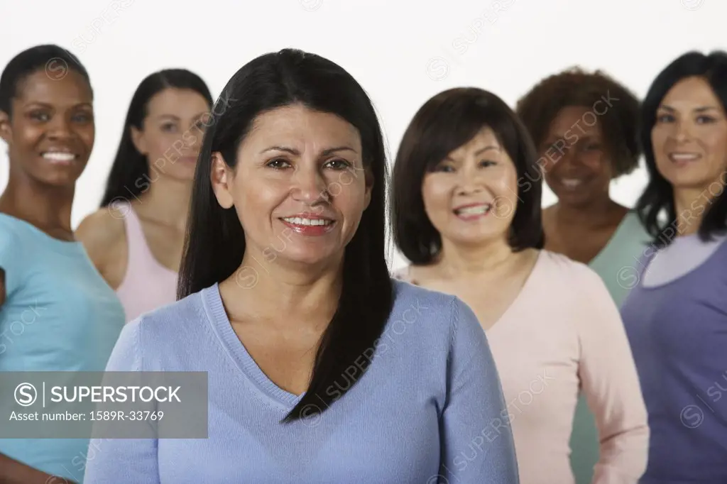 Group of multi-ethnic women