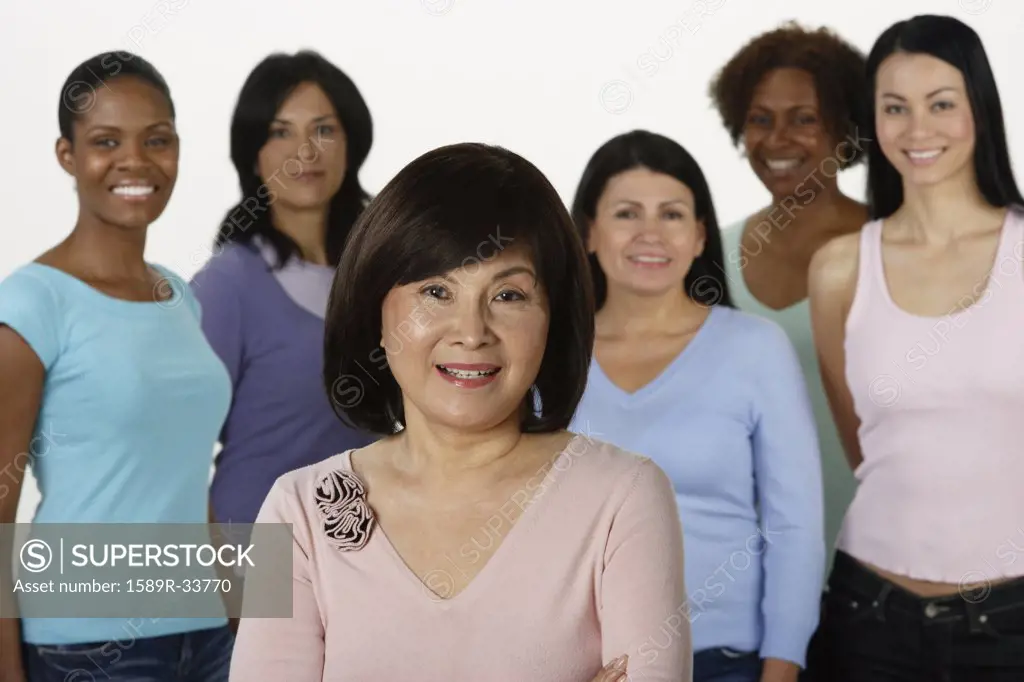 Group of multi-ethnic women