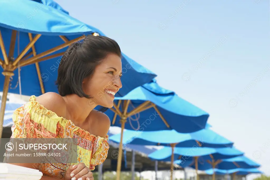 Young woman wearing sundress