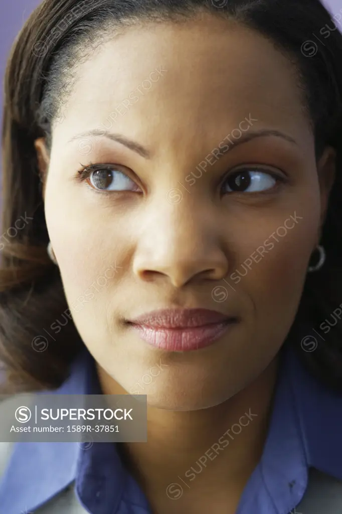 Close up of African businesswoman