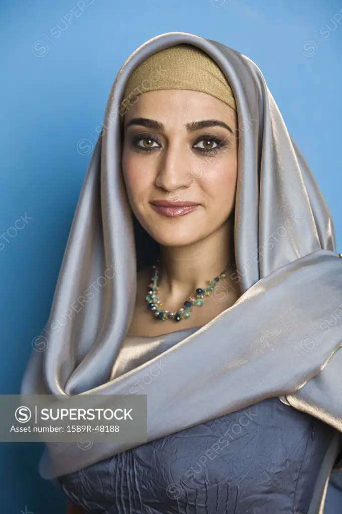 Middle Eastern woman wearing head scarf