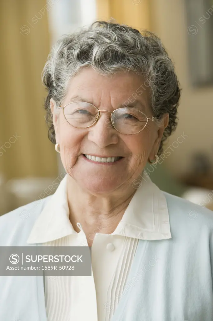 Portrait of senior Hispanic woman