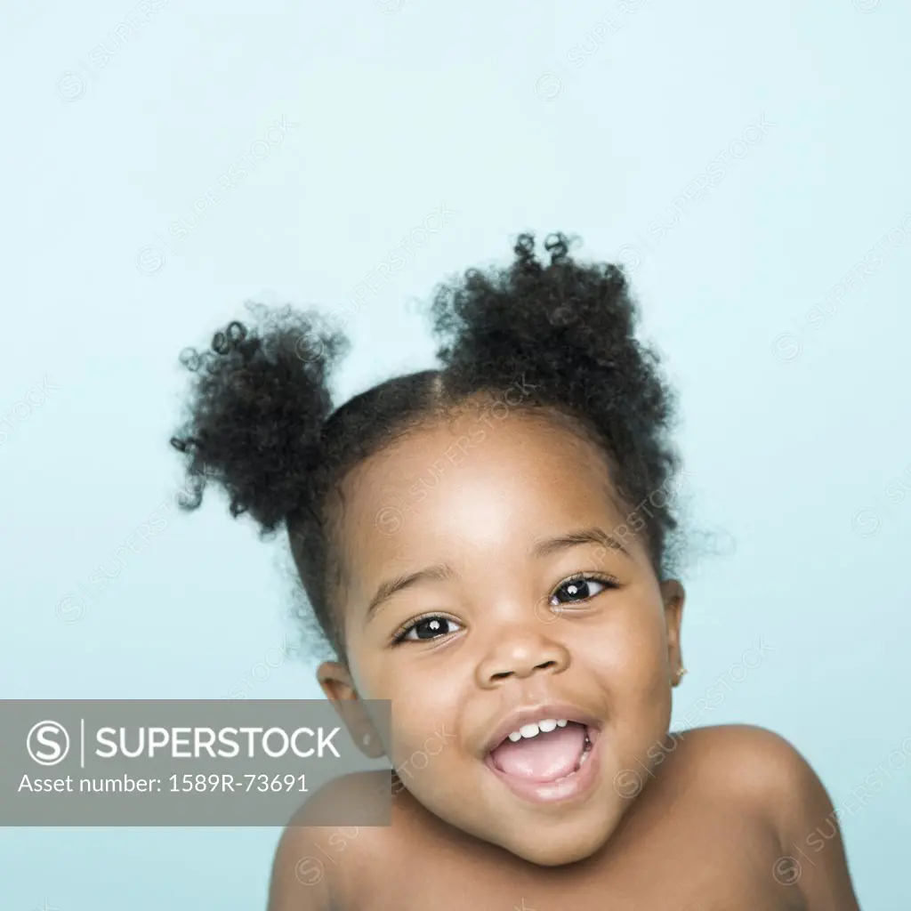 Portrait of African American girl