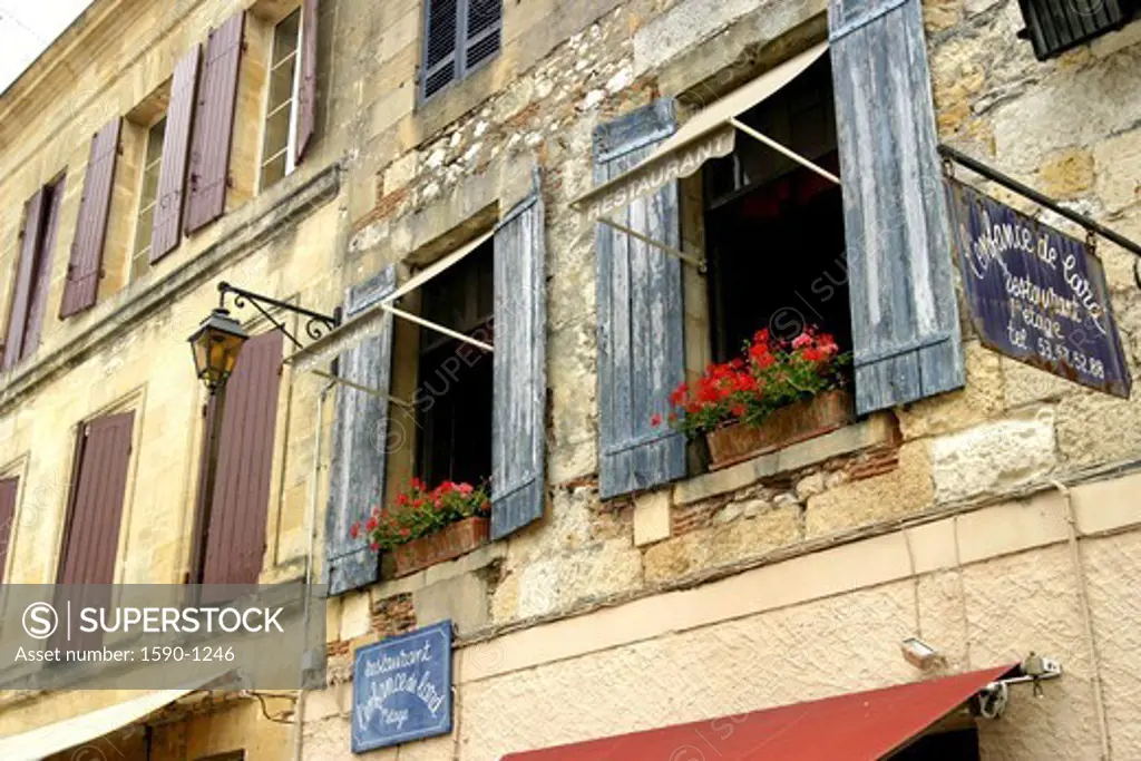 France, Dordogne, Bergerac, Old Town, Historic architecture