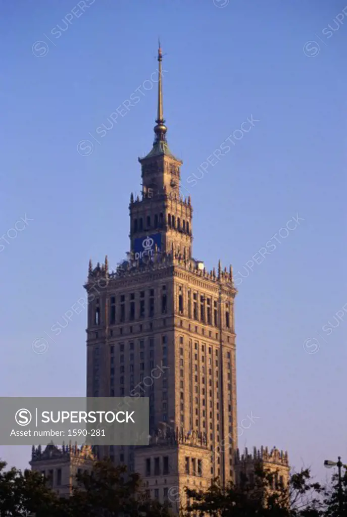 Palace of Culture Warsaw Poland