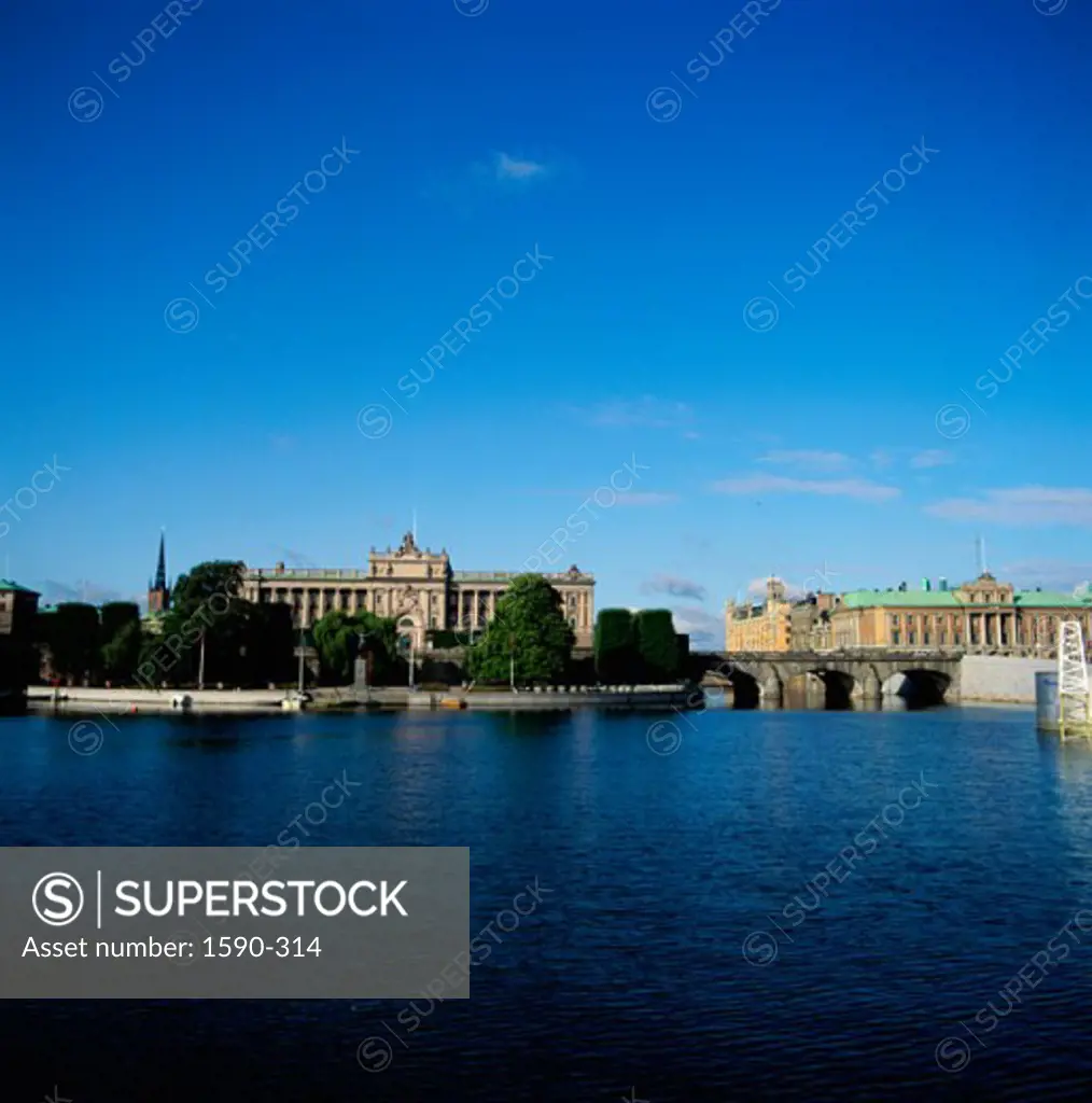 Parliament Building Stockholm Sweden 