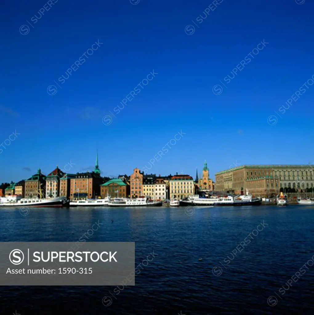 Buildings on the waterfront, Stockholm, Sweden