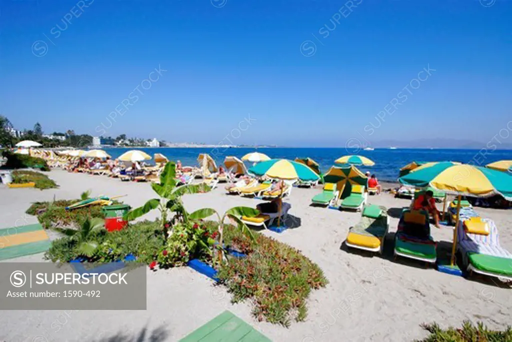 Greece, Kos Island, Beach Area, South Of Old Town